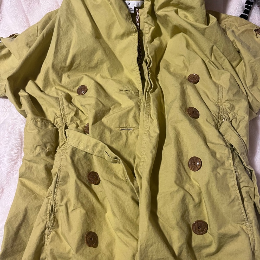 Yellow Button Up Jacket